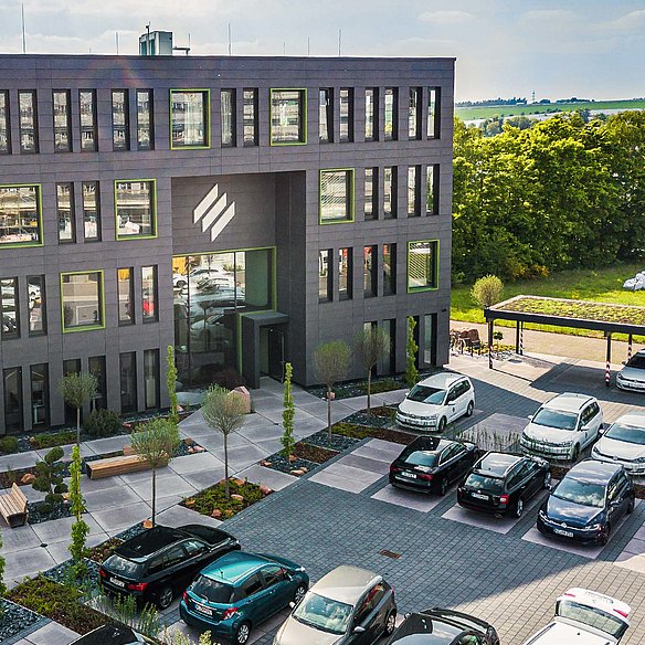 Außengebäude Büro Deutsche Reihenhaus in Kaiserslautern